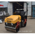 25hp water-cooled engine mini ride-on double drum road roller vibratory FYL-900